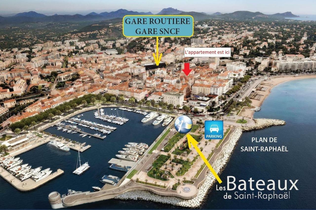 F3 Plein Centre Plage A 50 M Saint-Raphaël Εξωτερικό φωτογραφία